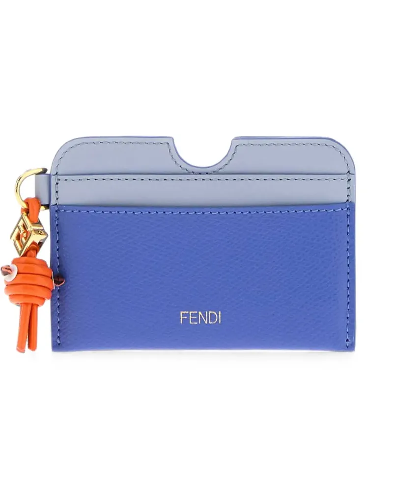 Fendi FF Diamonds card holder - Blau Blau