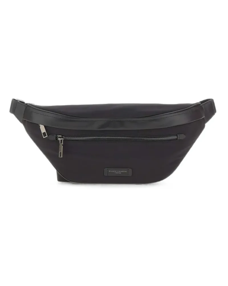 Gianni Chiarini Oslo leather-trim belt bag - Schwarz Schwarz
