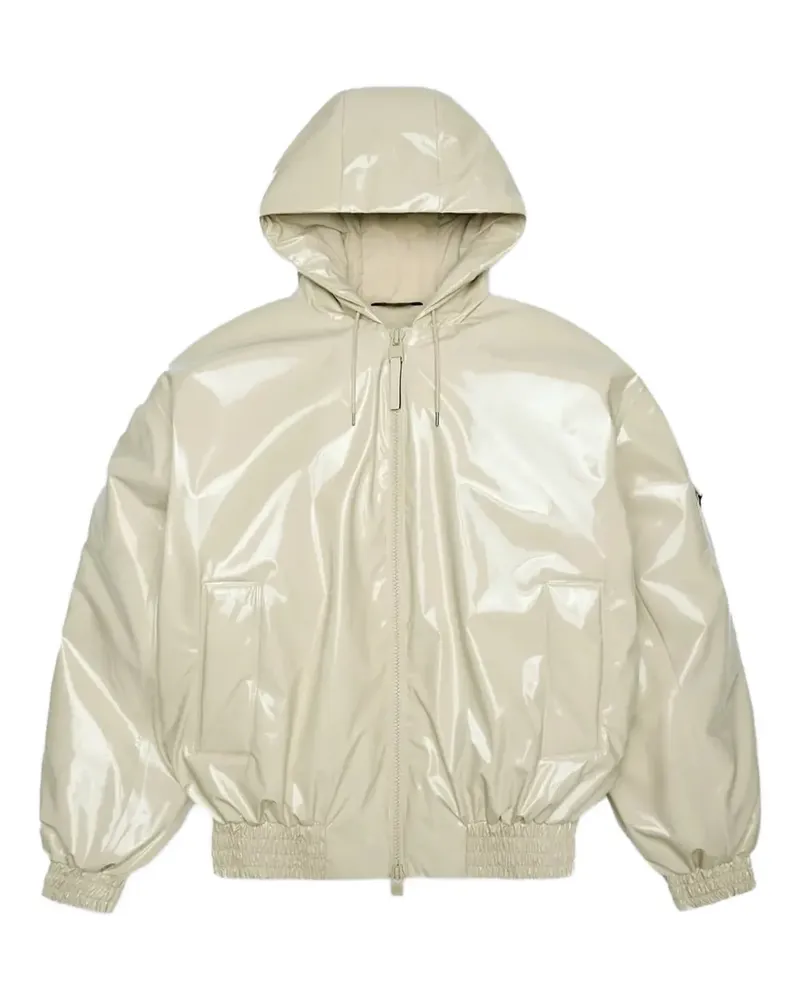 RAINS Kapuzenjacke mit Reißverschluss - Nude Nude