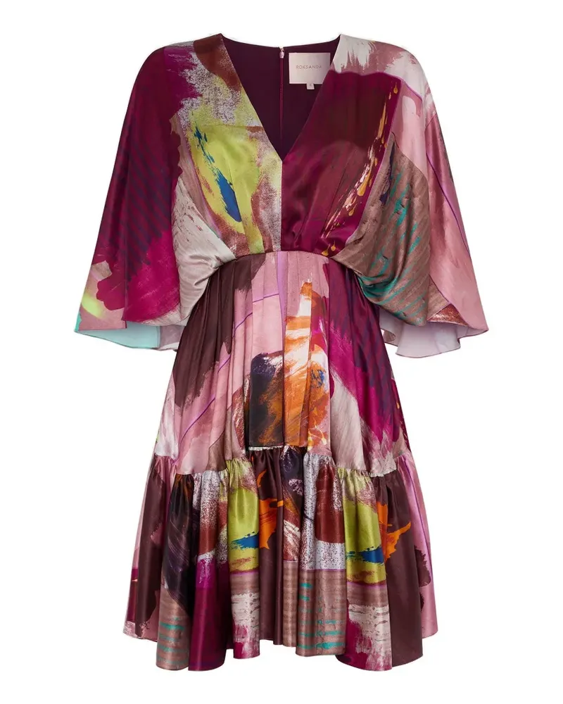 Roksanda Ilincic Yasmin Minikleid mit Foto-Print - Rosa Rosa