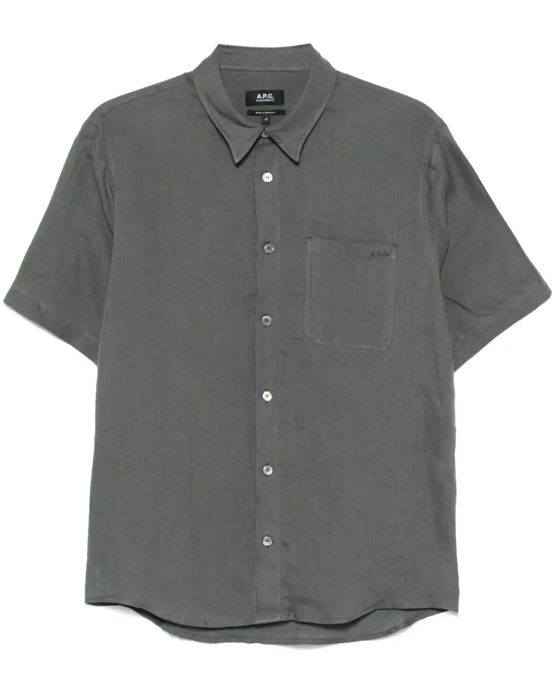 A.P.C. Bellini Hemd - Grau Grau