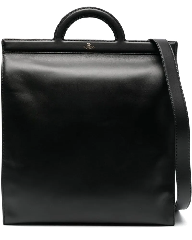 Valentino Garavani Tagged Tote Bag - Schwarz Schwarz