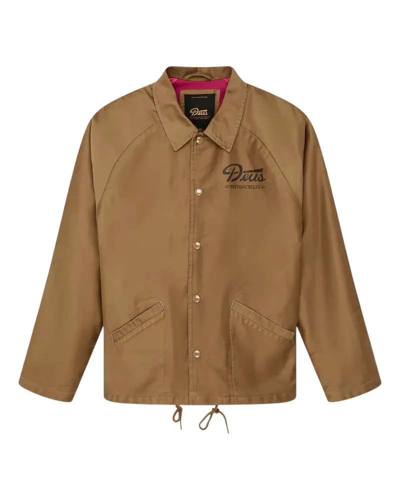 Deus Ex Machina Jacke mit Knopfverschluss - Braun Braun