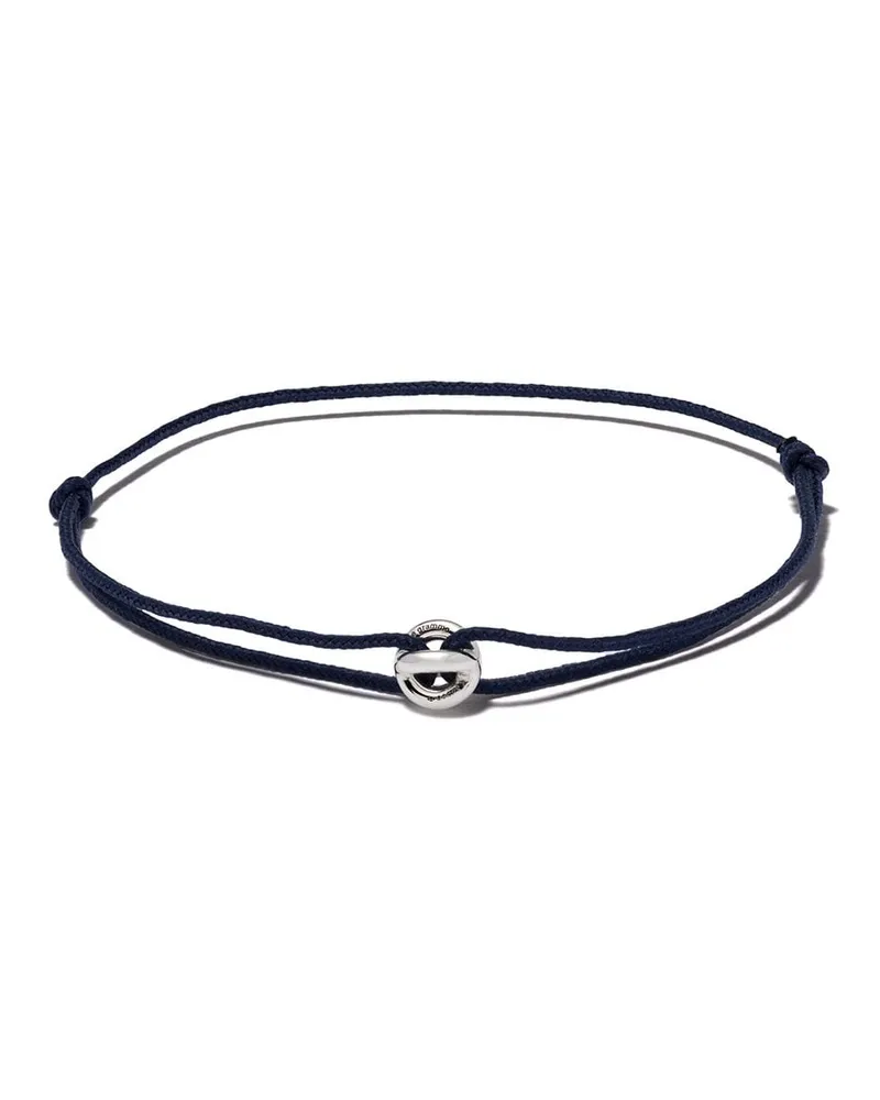 Le Gramme Kordelarmband mit Verbindungsstück, 1g - Silber Silber