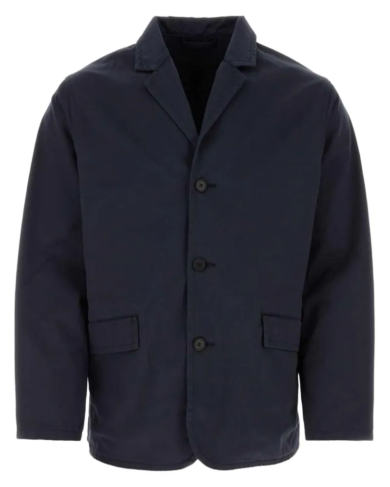 nanamica Klassische Hemdjacke - Blau Blau
