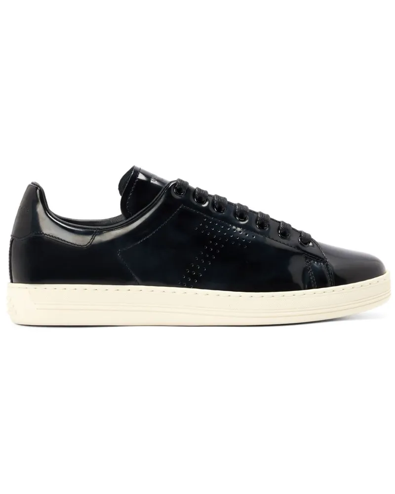 Tom Ford Warwick Sneakers aus Lackleder - Schwarz Schwarz