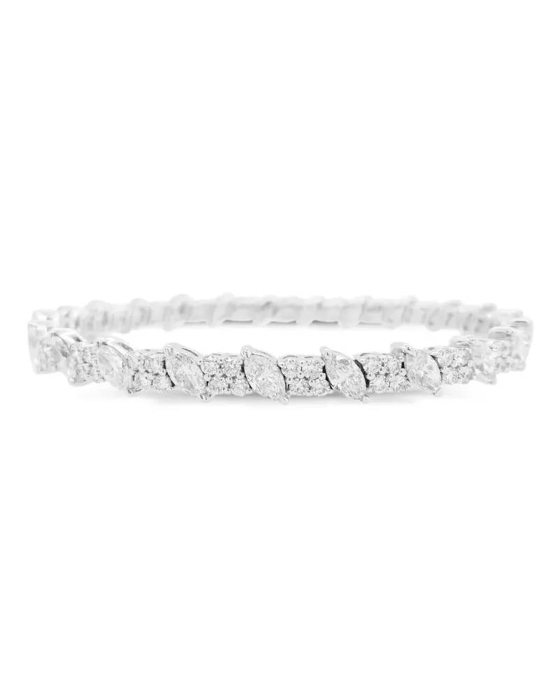 HYT Jewelry 18kt Weißgoldarmband mit Diamanten - Silber Silber