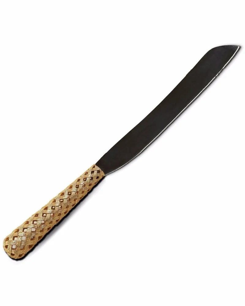 L’OBJET Braid Messer - Silber Silber