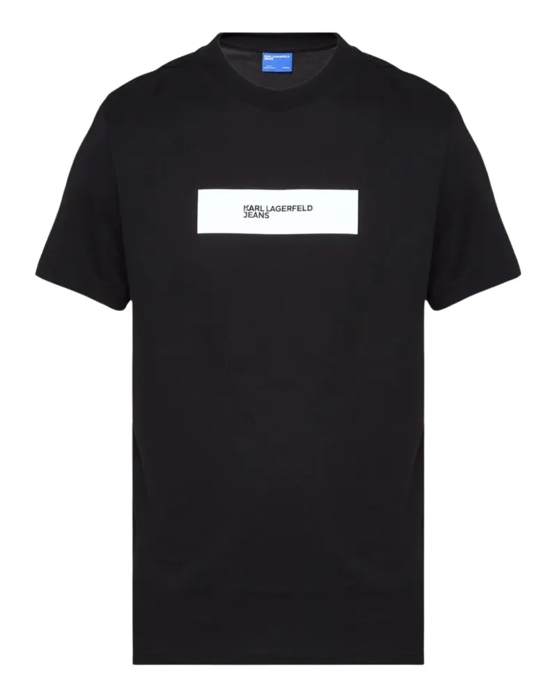 Karl Lagerfeld Schmales T-Shirt - Schwarz Schwarz