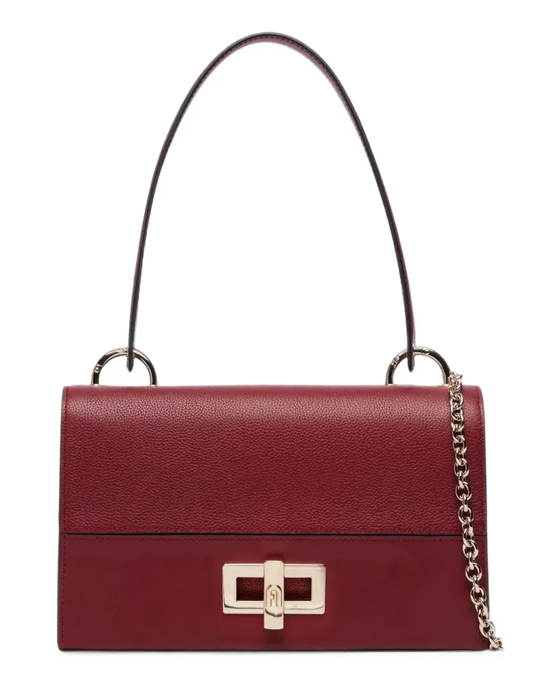 Furla Tote Bag aus gekörntem Leder - Rot Rot