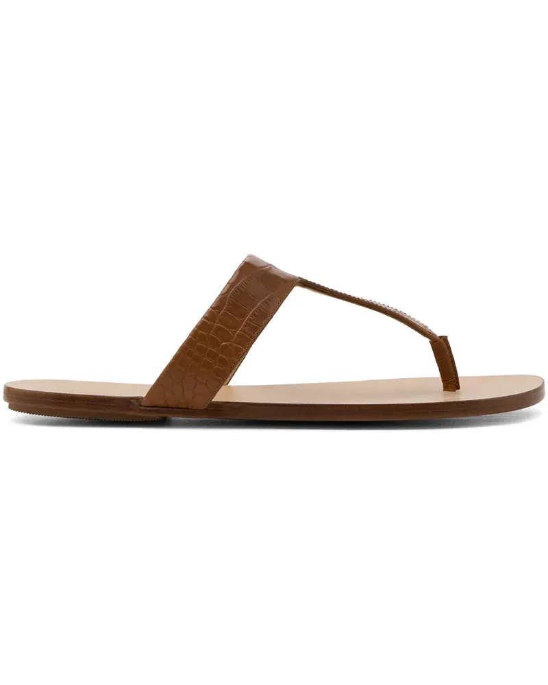 Marsèll Sottile croc-effect T-bar sandals - Braun Braun