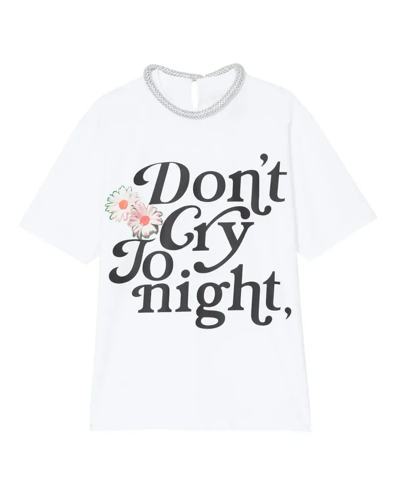 3.1 phillip lim T-Shirt mit Slogan-Print - Weiß Weiß