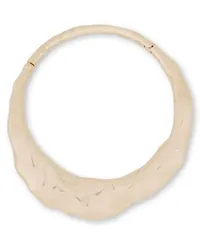 Alberta Ferretti Choker mit gehämmertem Design Gold