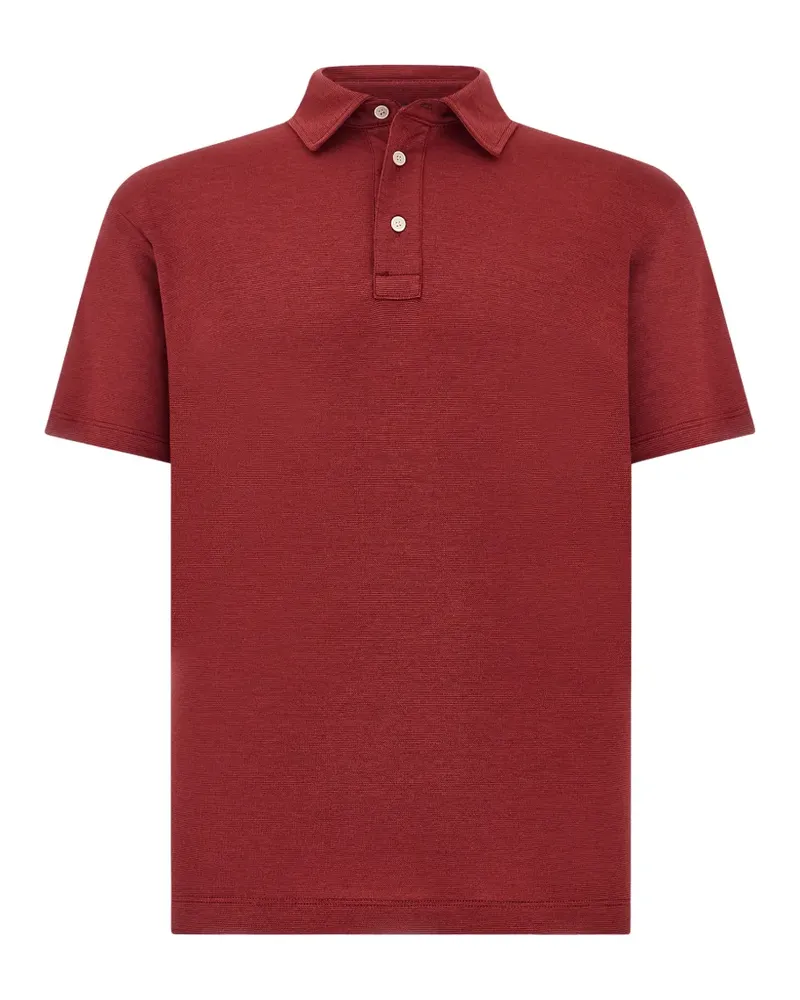 Paul & Shark X-Soft Poloshirt aus Interlock-Baumwolle - Rot Rot