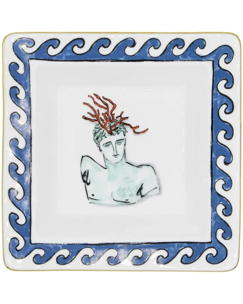 Ginori 1735 Viaggo di Nettuno Teller - Weiß Weiß