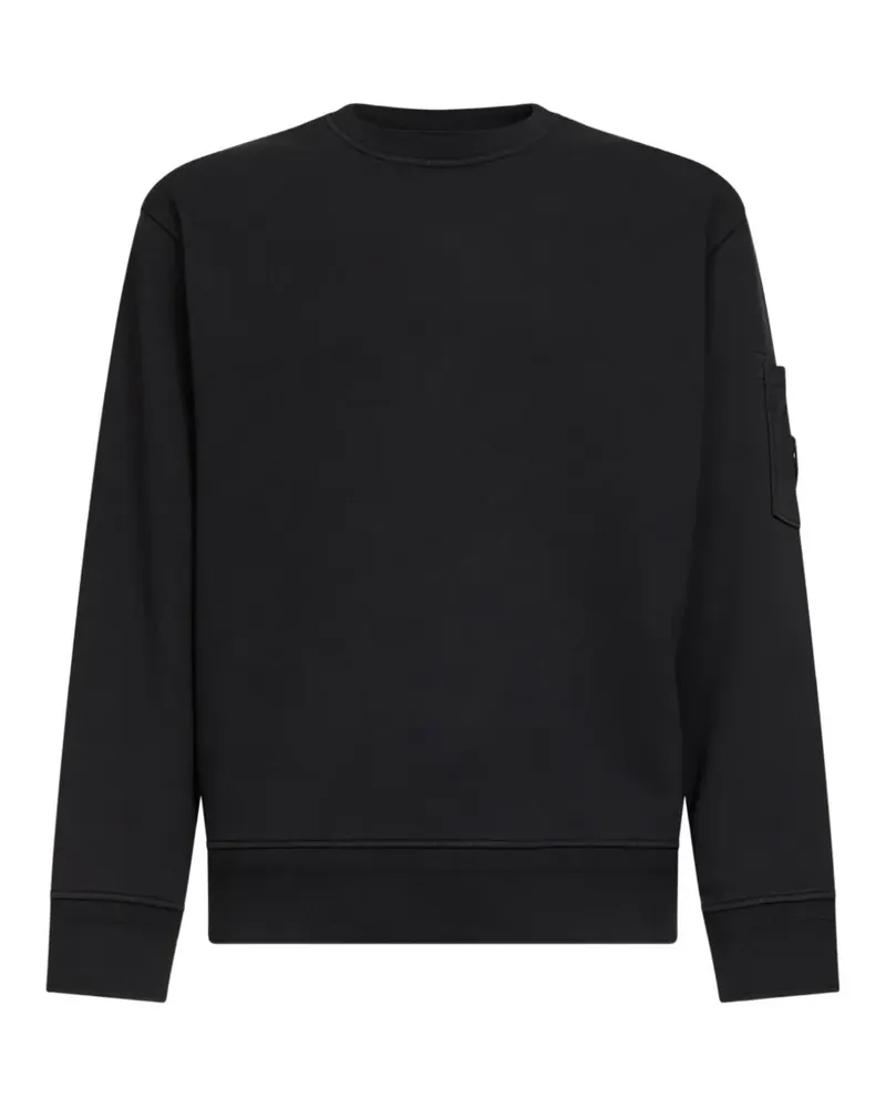 C.P. Company Sweatshirt mit Druckknöpfen - Schwarz Schwarz