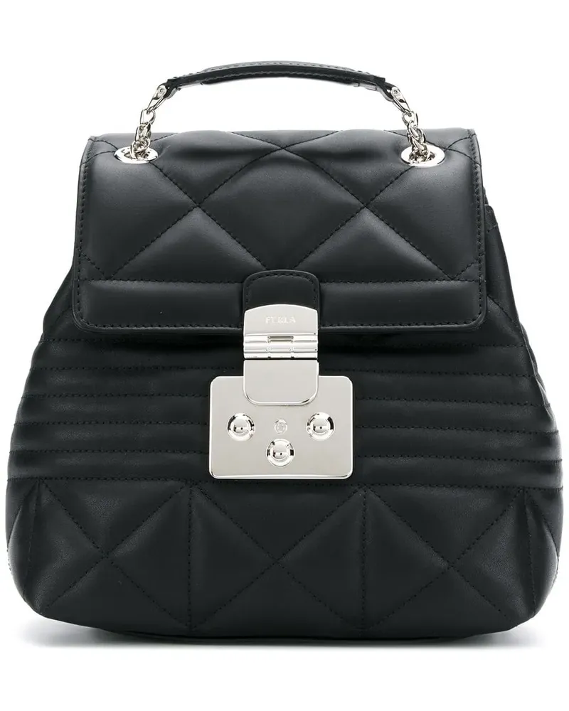 Furla Mini Rucksack - Schwarz Schwarz