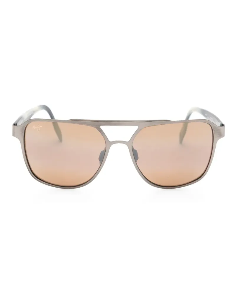 Maui Jim 2ndReef Pilotenbrille - Grau Grau
