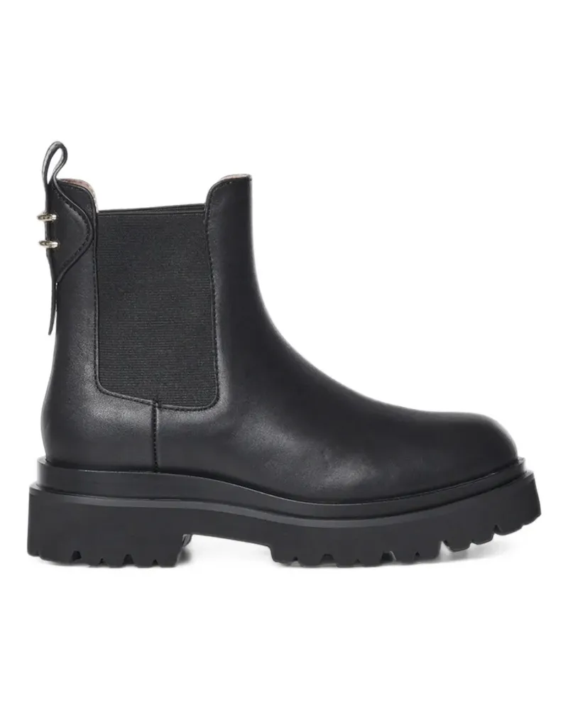 Coccinelle Mavery elasticated-panel lug-sole boots - Schwarz Schwarz