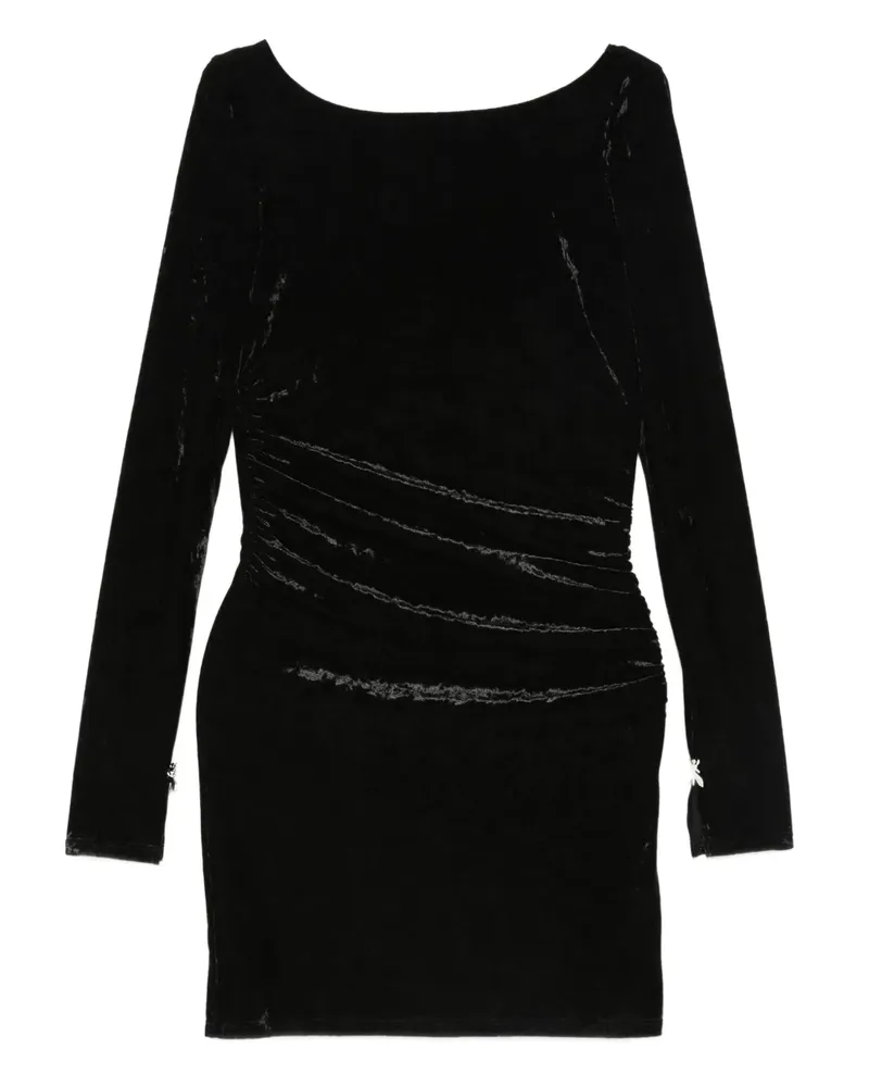 Patrizia Pepe Minikleid mit Raffungen - Schwarz Schwarz