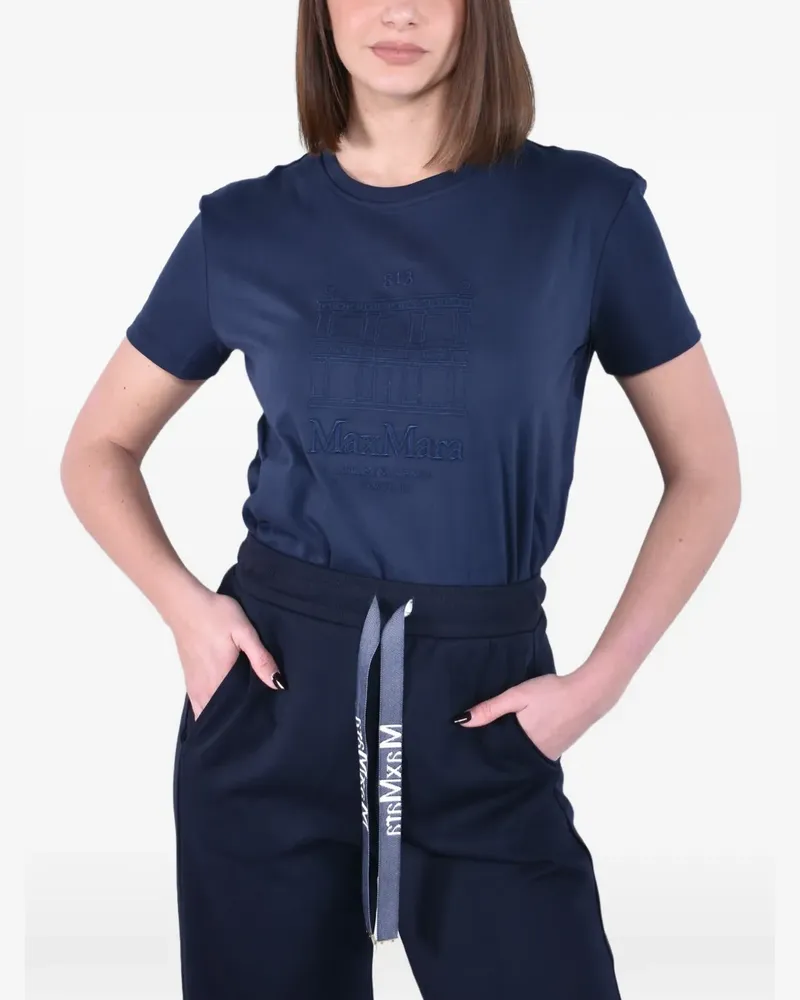 Max Mara short-sleeves T-shirt - Blau Blau