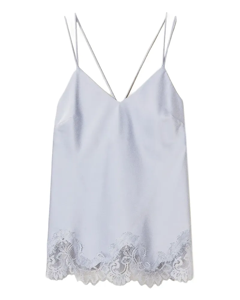 Twin-Set Camisole-Top aus Seide - Violett Violett
