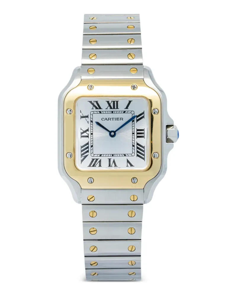 Cartier Santos Armbanduhr 27mm - Weiß Weiß