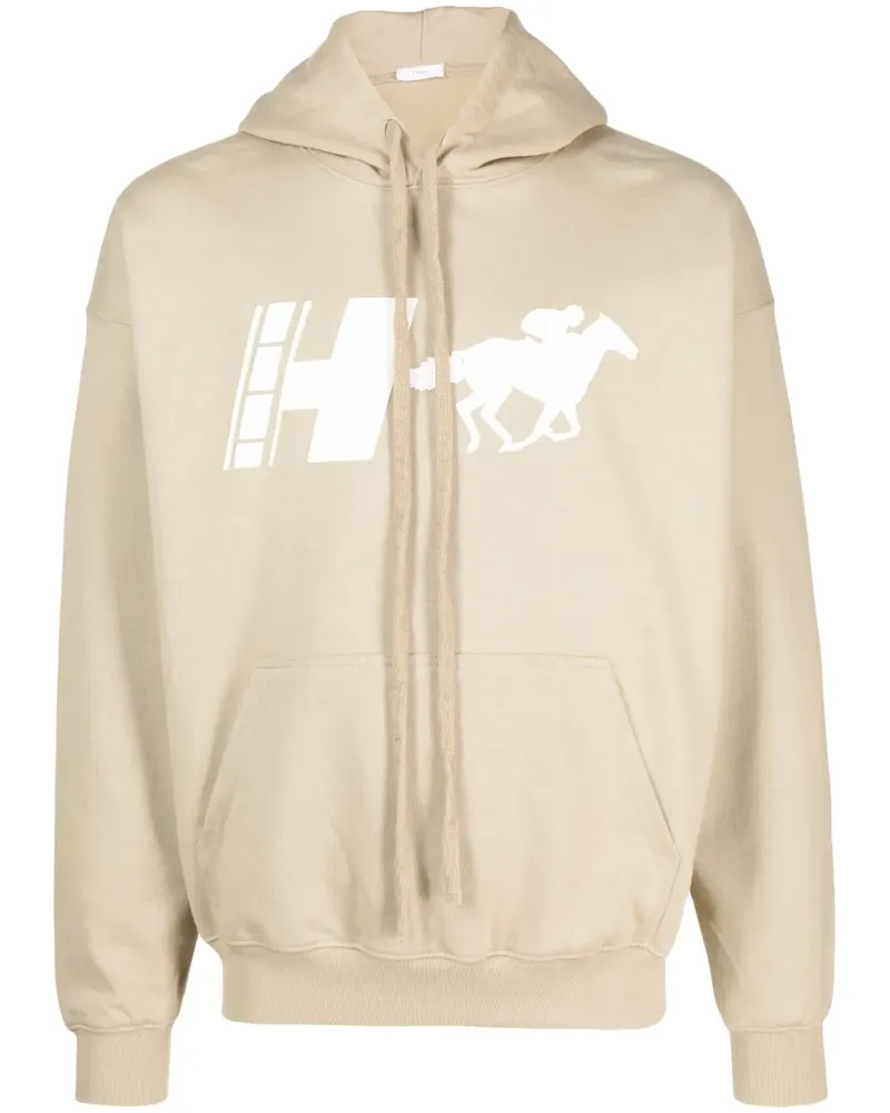 1989 STUDIO Hoodie mit Logo-Print - Nude Nude