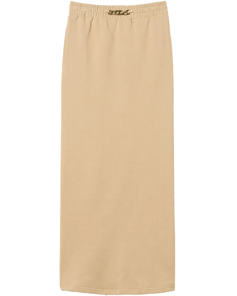 Twin-Set Rock mit Oval T-Kette - Nude Nude
