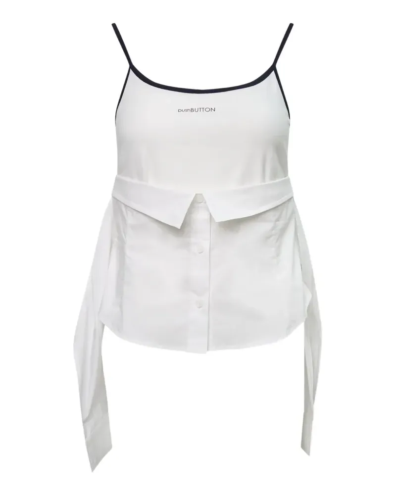 pushBUTTON layered-detail top - Weiß Weiß