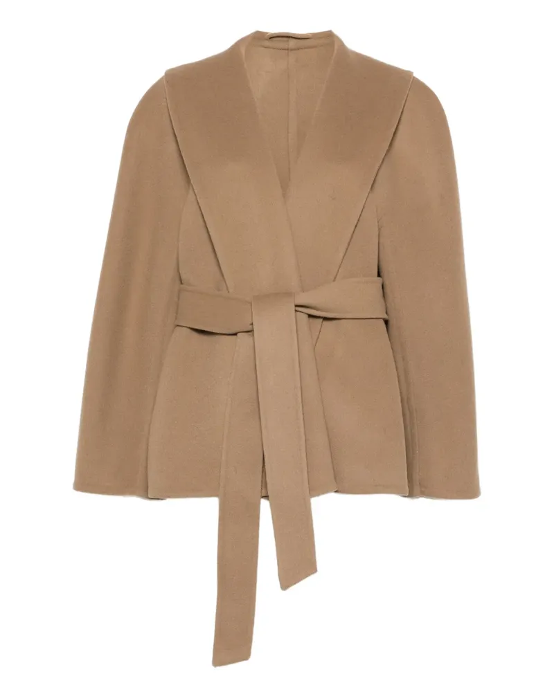 Balenciaga Jacke mit Schalkragen - Nude Nude