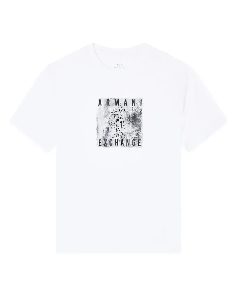 Armani Exchange graphic-print T-shirt - Weiß Weiß