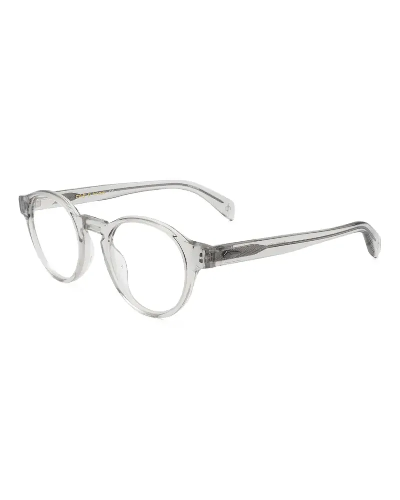 Rag & Bone Brille mit rundem Gestell - Grau Grau