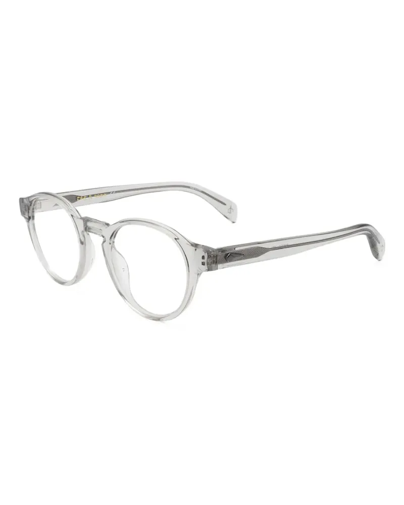 Rag & Bone Brille mit rundem Gestell - Grau Grau