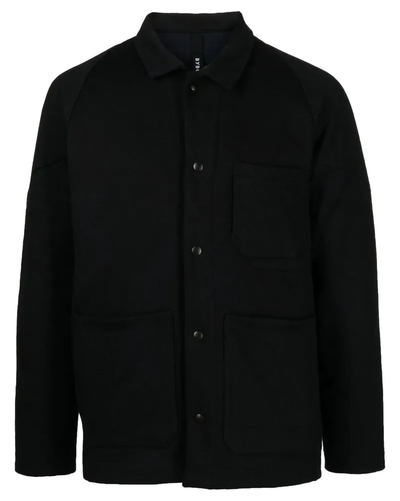 BYBORRE Studio Hemdjacke - Schwarz Schwarz