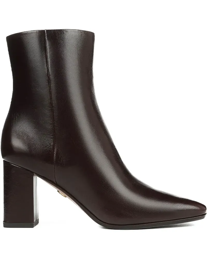 Veronica Beard Cera block-heel ankle boots - Braun Braun