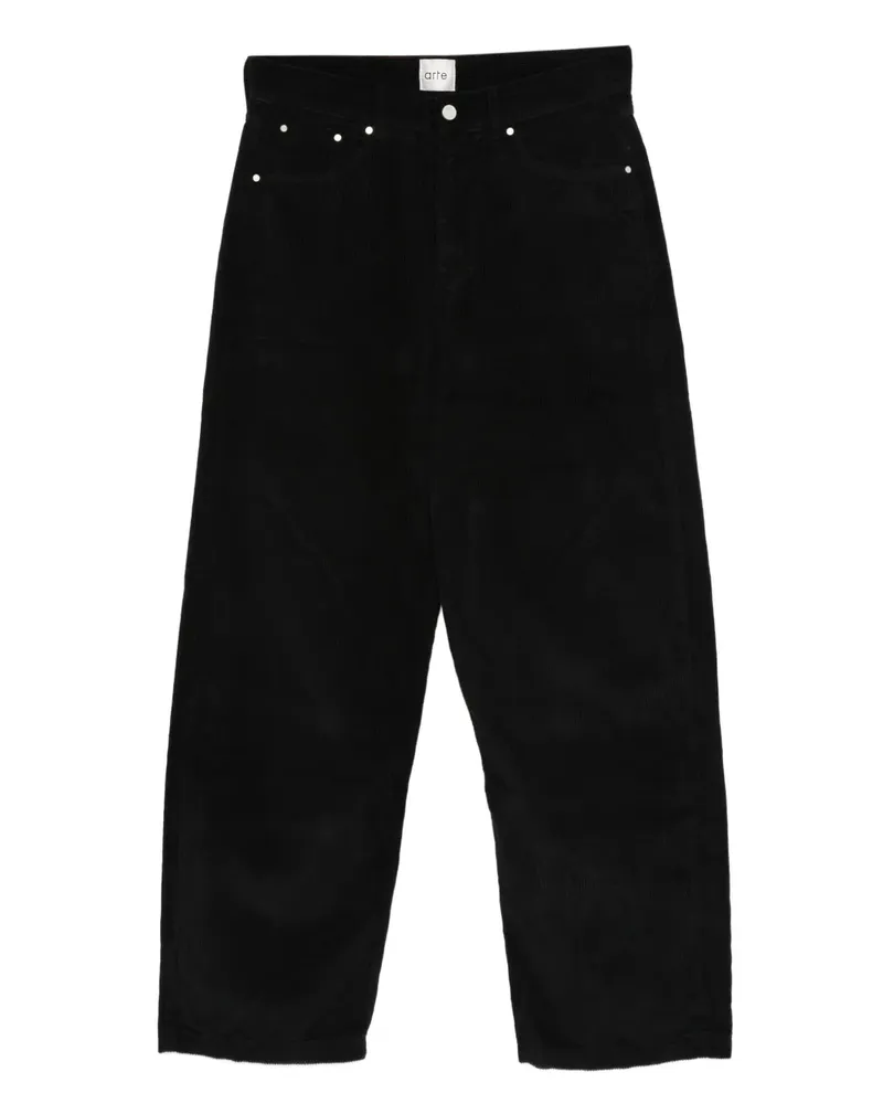 Arte Antwerp Hose aus Cord - Schwarz Schwarz