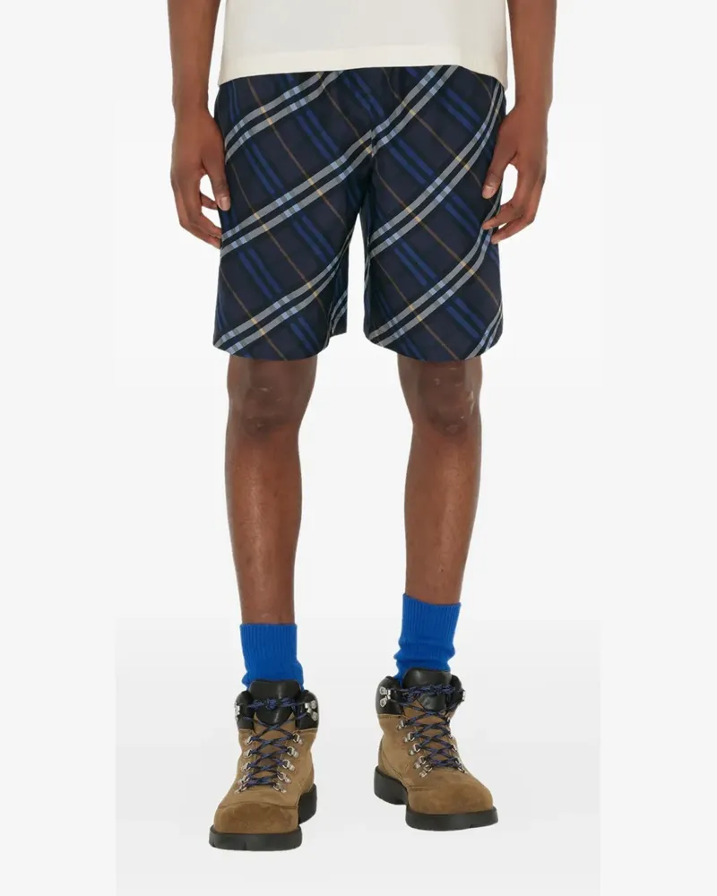 Burberry Shorts aus Popeline - Blau Blau