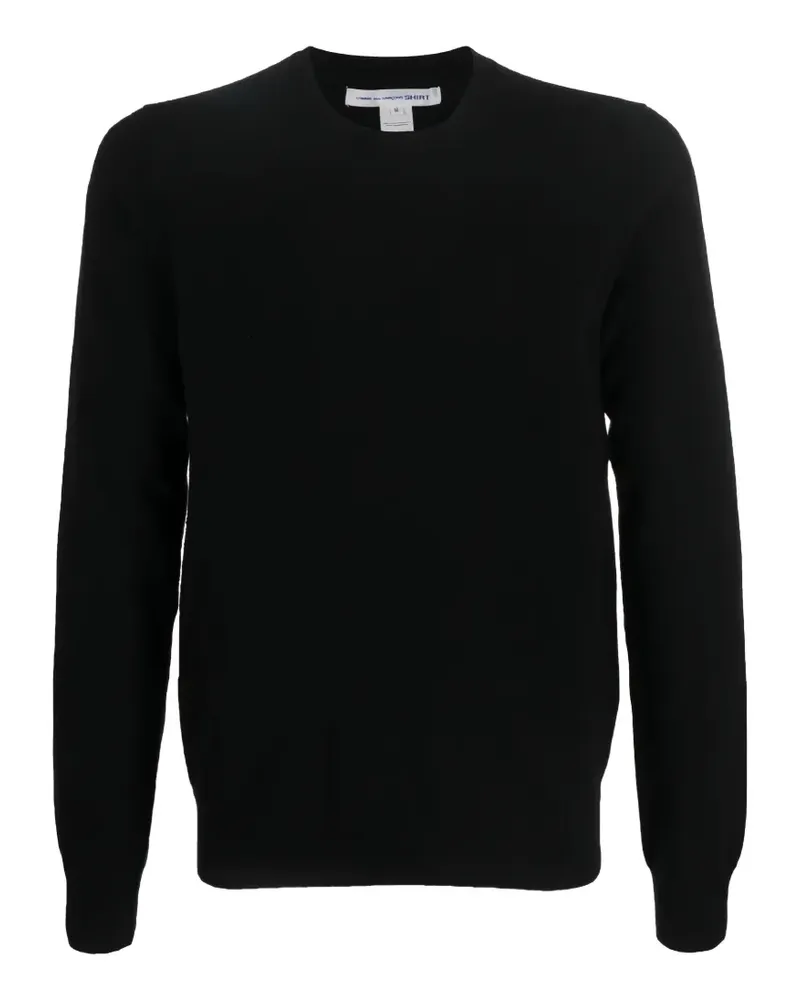 Comme des Garçons Pullover mit rundem Ausschnitt - Schwarz Schwarz