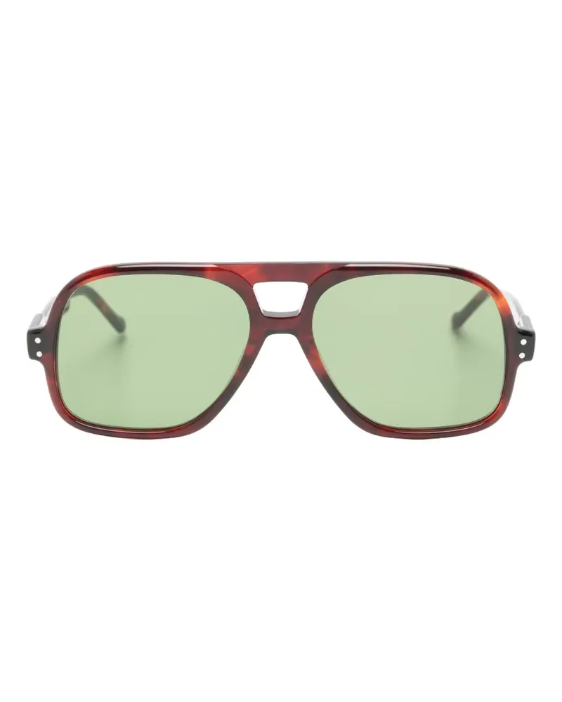 Lesca Lotus Pilotenbrille - Braun Braun