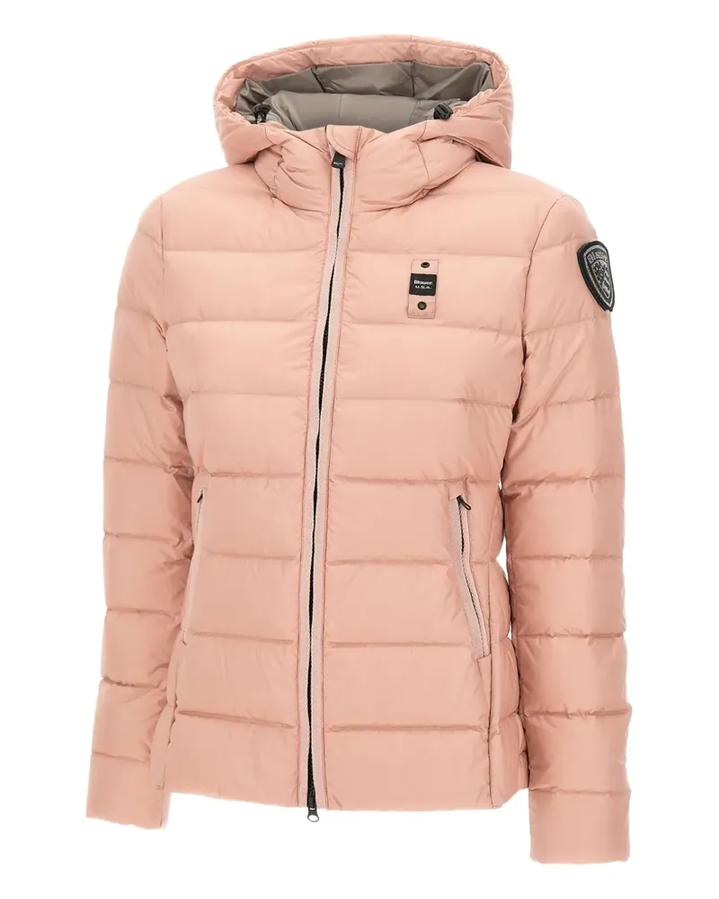 Blauer Charme hooded down jacket - Rosa Rosa