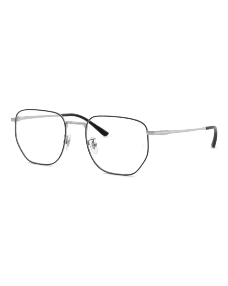 Ray Ban Brille mit geometrischem Gestell - Silber Silber