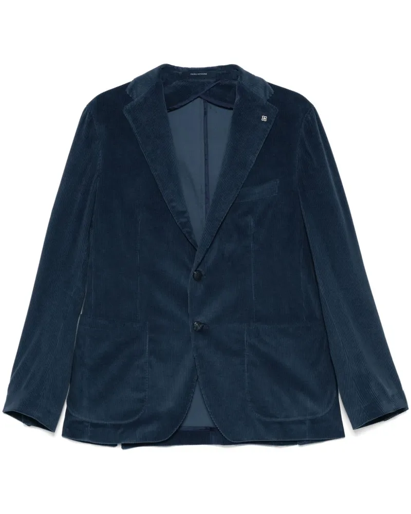 Tagliatore Sakko aus Cord - Blau Blau