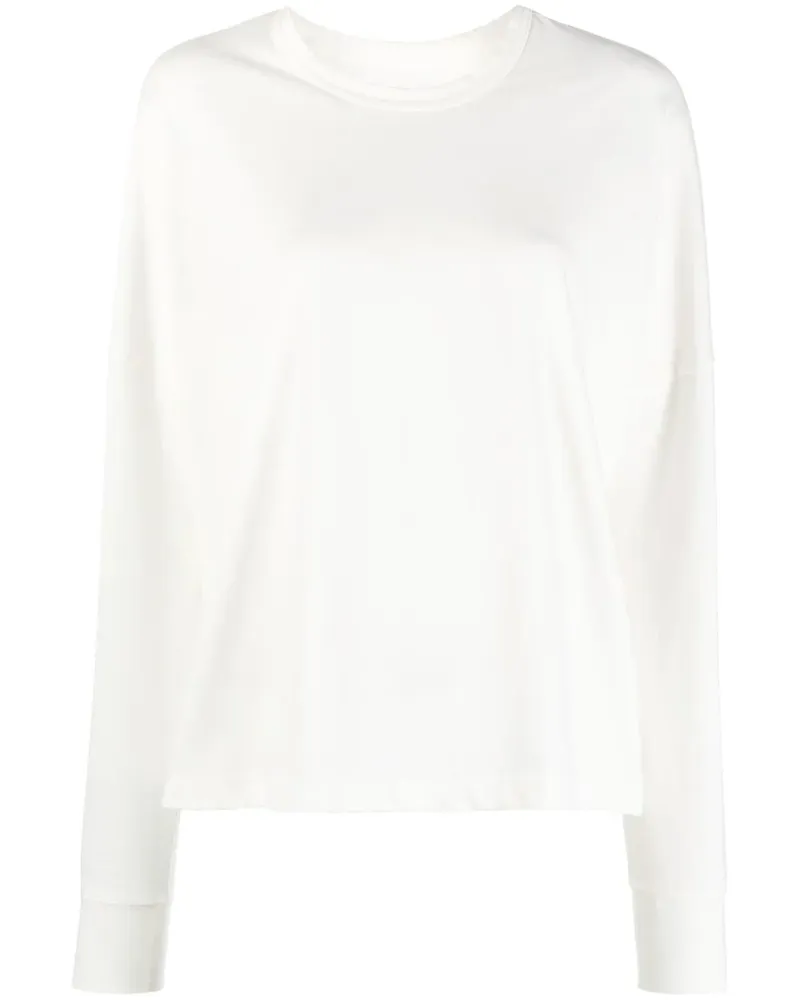 Studio Nicholson Klassisches Langarmshirt - Weiß Weiß