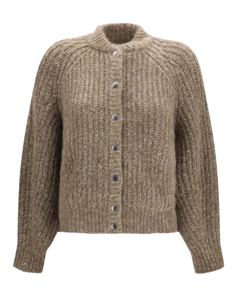 Brunello Cucinelli Cardigan mit Pailletten - Braun Braun