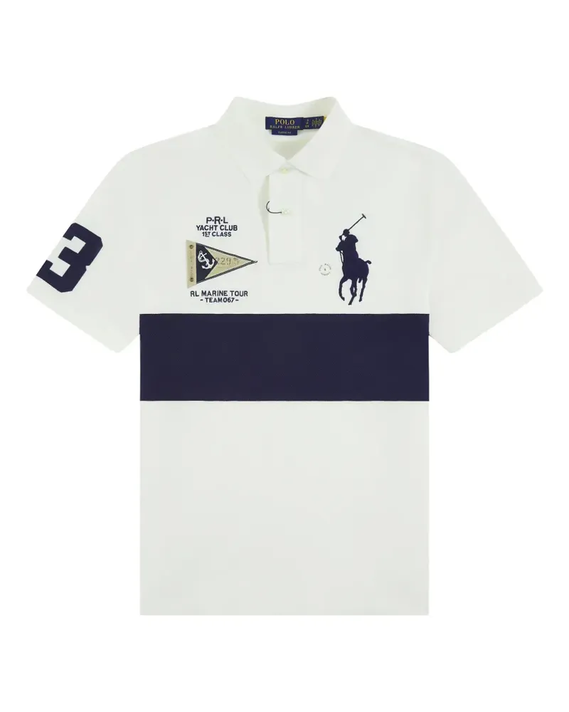 Ralph Lauren patch-embellished polo shirt - Weiß Weiß