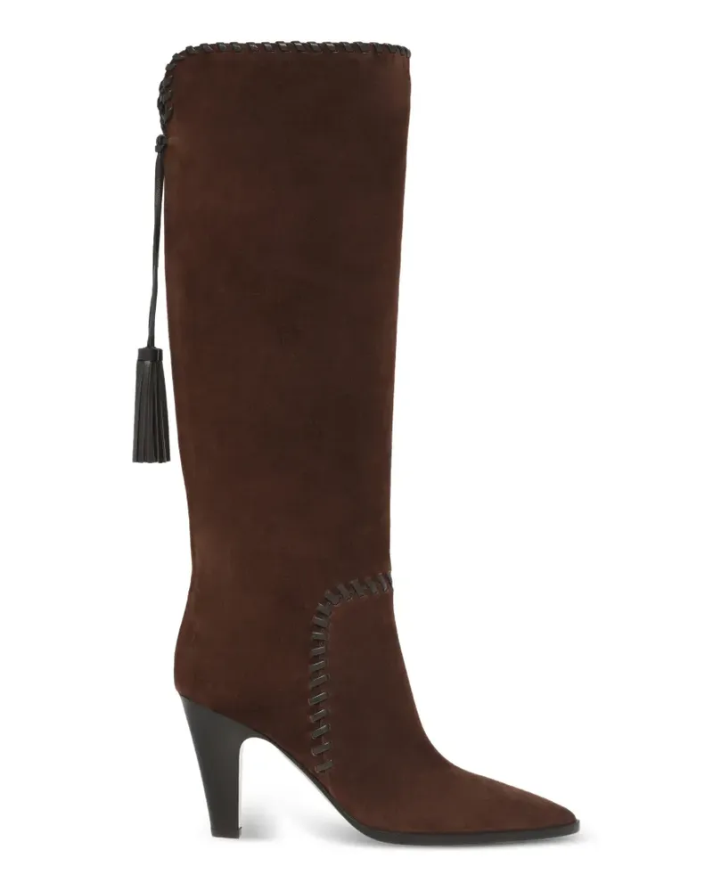 Gianvito Rossi Stiefel mit Fransen - Braun Braun
