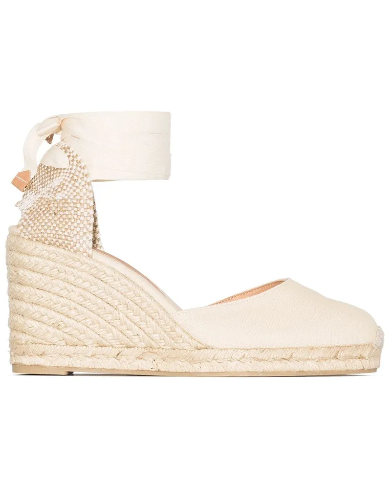 Castañer Carina 80' Wedge-Espadrilles - Nude Nude