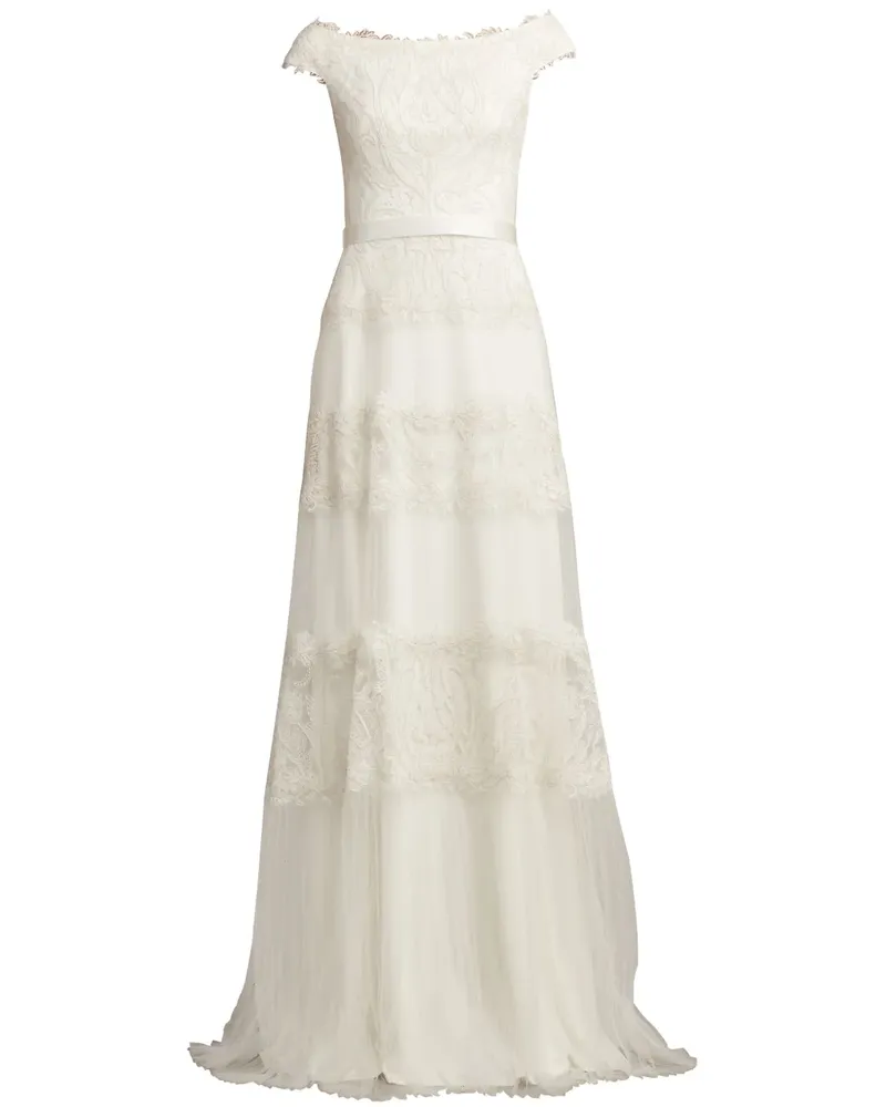 Tadashi Shoji Zaira Abendkleid - Nude Nude