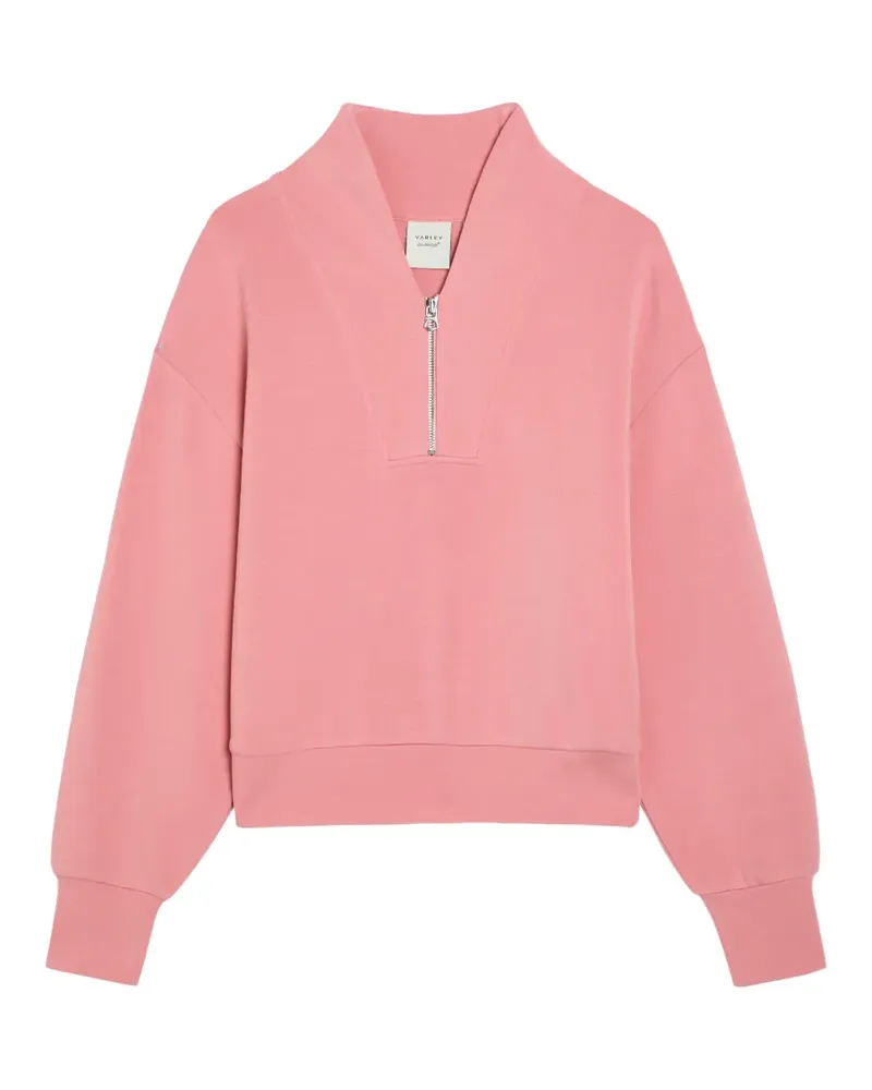 Varley Davidson Sweatshirt mit kurzem Reißverschluss - Rosa Rosa